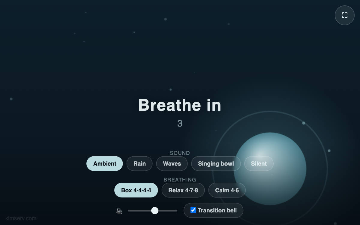 Meditation — Breathe & Sound screenshot