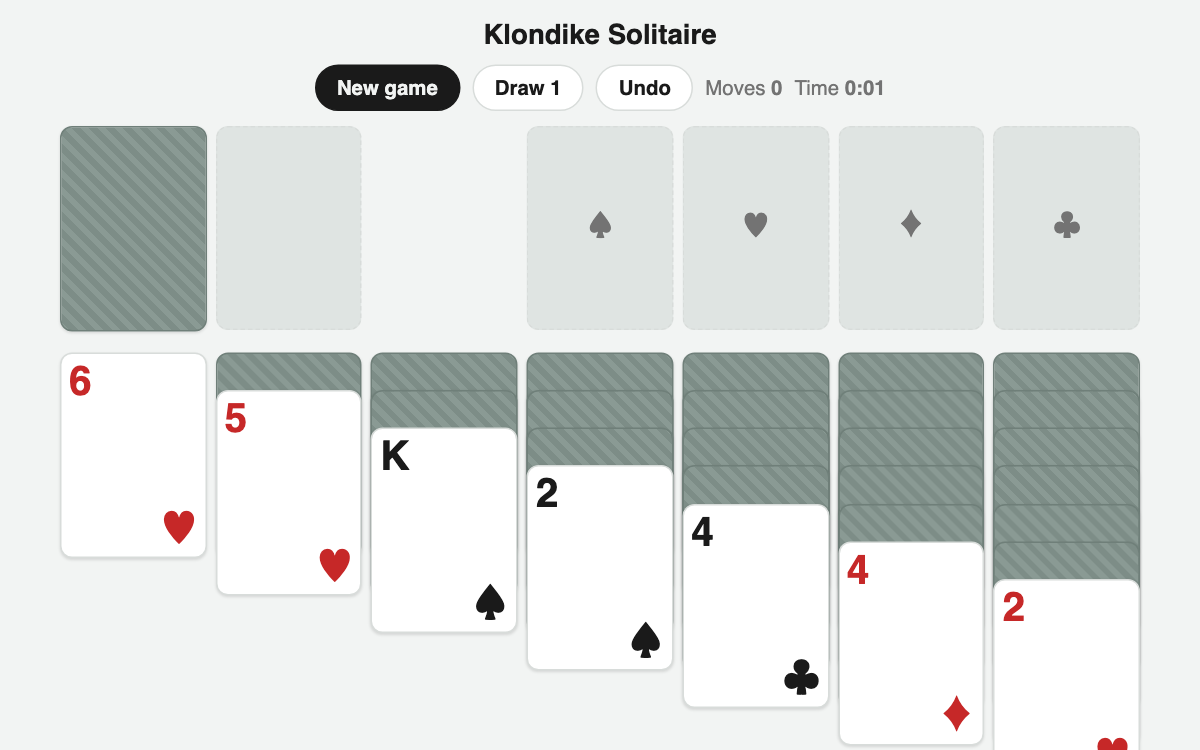 Klondike Solitaire screenshot